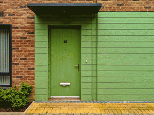 coloured doors