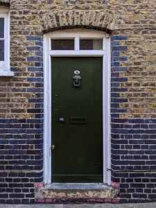 A beautiful, clean door that gives off an air of elegance